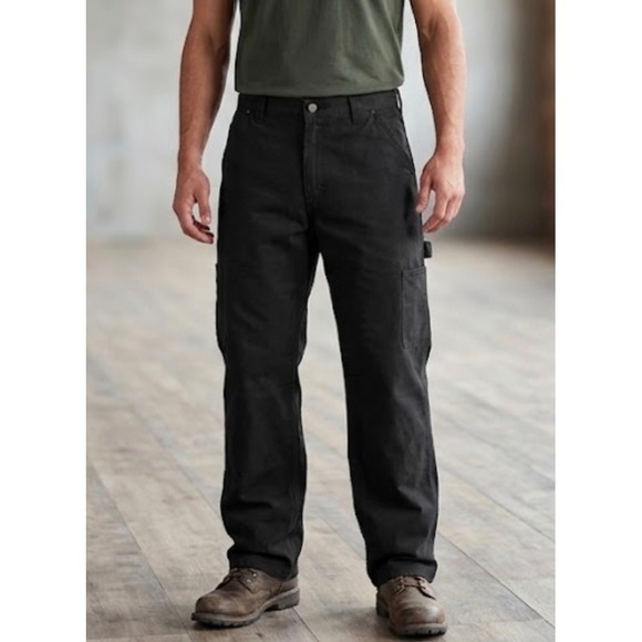 Carhartt Other - Carhartt‎ B324-BLK Relaxed Fit Canvas Work Pants Black Mens 44x32